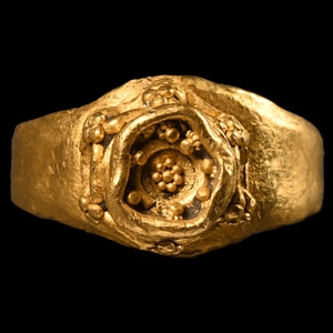 Byzantine Gold Architectural Ring