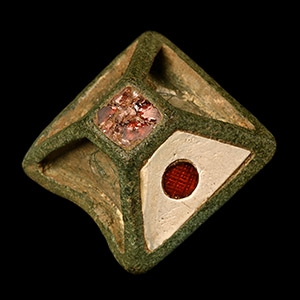 Saxon Bronze Sword Scabbard Pyramid Mount