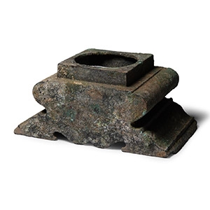Roman Bronze Statue Base