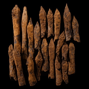 Medieval Iron Crossbow Bolt Group
