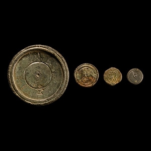 Medieval and Other Bronze Coin and Trade Weight Group