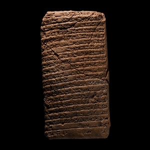 Old Babylonian Clay Cuneiform Tablet Bearing Royal Letter To Iluni King of Eshnunna