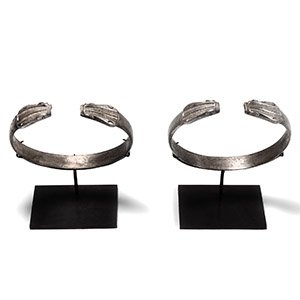 Thracian Silver Bracelet Pair