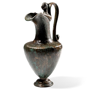 Bronze Oinochoe with Lion Protome
