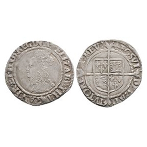 English Tudor Coins - Elizabeth I - Groat