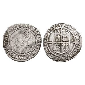 English Tudor Coins - Elizabeth I - 1572 - Sixpence