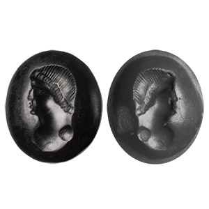 Intaglio Gemstone with Bust