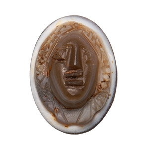 Roman Agate Cameo with Medusa