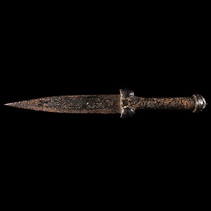 English Medieval Iron Kidney Dagger