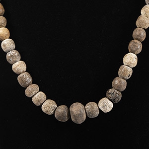 Natural History - Woolly Mammoth Bone Bead Necklace