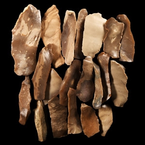 Stone Age Tenerian Culture Stone Tool Group