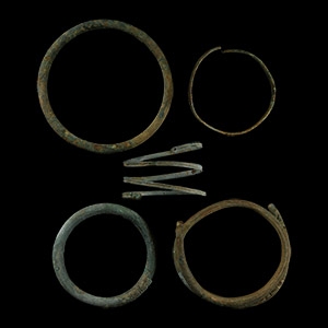 Bronze Age Small Bronze Bracelet Group