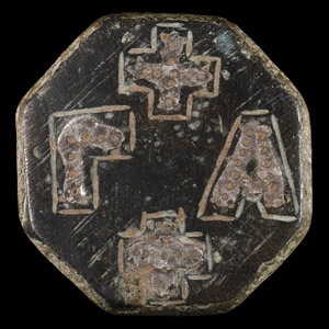 Viking Age Silver Inlaid Bronze Weight