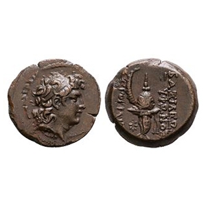 Ancient Greek Coins - Seleucid - Tryphon Bronze