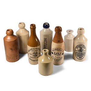 Post Medieval Stoneware Bottle Group