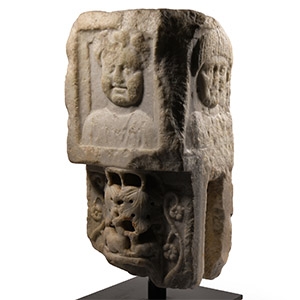 Byzantine Marble Column Capital