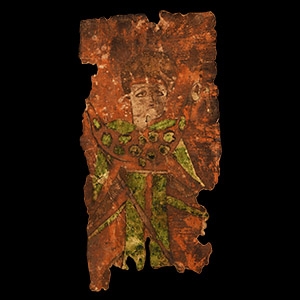 Medieval Drawing of a Saint