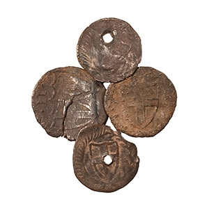 English Stuart Coins - Commonwealth - AR Halfgroats and Penny [4]