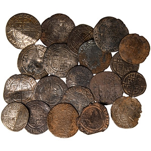 English Tudor Coins - Elizabeth I - AR Sixpences and Groat [20]
