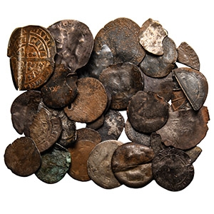 English Medieval Coins - Edward I and Later - Mixed AR Coins [30]