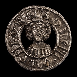 Published Medieval Thames Pewter LOVE LOVE LOVE Secular Badge