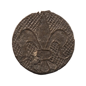 Medieval Thames Pewter Bifacial Wine Tavern Token