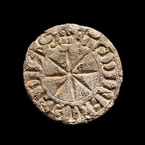 Medieval Lead RICARD SNICHT Seal Matrix