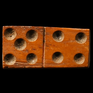 Post Medieval Thames Bone Dominoes Gaming Piece