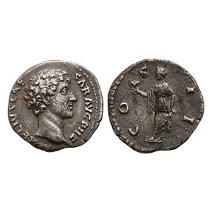 Ancient Roman Imperial Coins - Marcus Aurelius - Spes AR Denarius