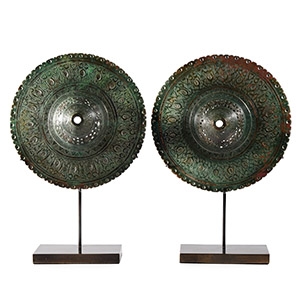 Western Asiatic Bronze Openwork Door Fittings