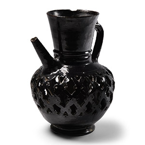 Western Asiatic Black-Glazed Ewer