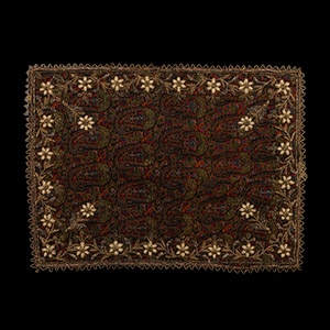 Safavid Textile Fragment with Pearls