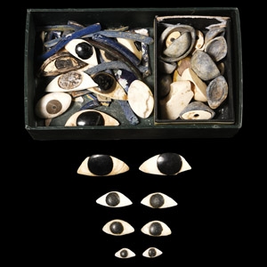Egyptian Glass Fragment and Eye Collection