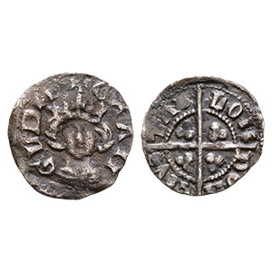 English Medieval Coins - Edward I - London - Long Cross Farthing