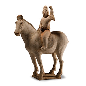 Chinese Tang Horse with Rider