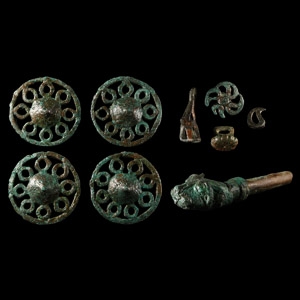 Luristan Bronze Horse Attachment Collection