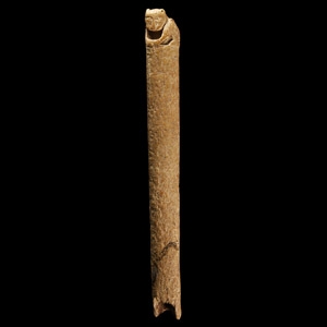 Fatimid Bone Knife Handle with Seated Lion