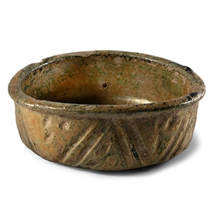Parthian Green Glazed Dish