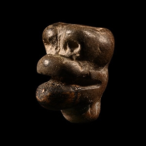 Western Asiatic Stone Pazuzu Amulet Head