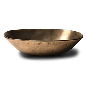 Sassanian Bronze Boat-Shaped Wine Bowl