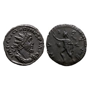 Ancient Roman Imperial Coins - Victorinus - Sol AE Antoninianus