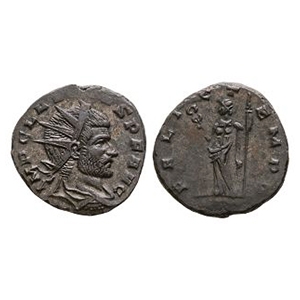 Ancient Roman Imperial Coins - Claudius II Gothicus - Felicitas AE Antoninianus