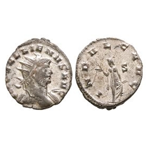 Ancient Roman Imperial Coins - Gallienus - Spes AR Antoninianus
