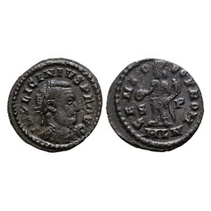 Ancient Roman Imperial Coins - Licinius I - London - Genius AE Follis