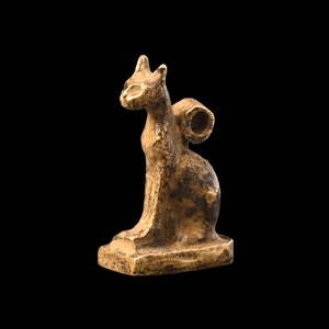 Gold Cat Amulet of the God Bastet