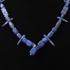 Bactrian Style Lapis Lazuli Bead Necklace