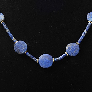 Bactrian Style Lapis Lazuli Bead Necklace