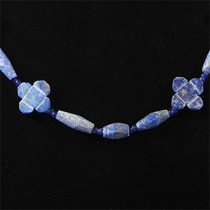 Bactrian Style Lapis Lazuli Bead Necklace