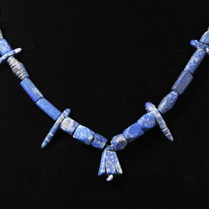 Bactrian Style Lapis Lazuli Bead Necklace