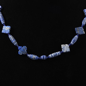 Bactrian Style Lapis Lazuli Bead Necklace